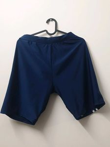 Adidas Navy Blue Athletic Shorts