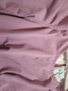 White And Purple Skirt With Top For Baby Girl