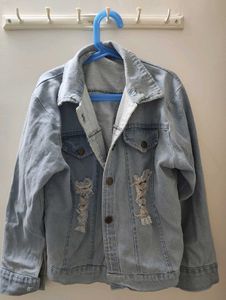 Distressed Denim Jacket