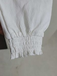 White Long Sleeve Top