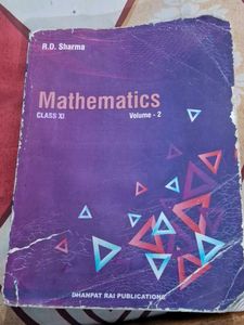 RD SHARMA mathematics Class 11 Vol 2