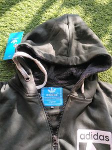 Adidas Olive Green Hoodie - XL