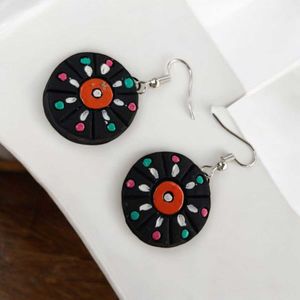 Hand Crafted Terracotta Jewelry Set With Earrings