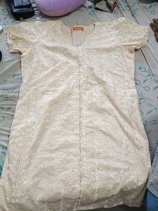 Cream Salwar Suit