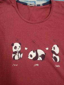 Cute Panda Pajama Set