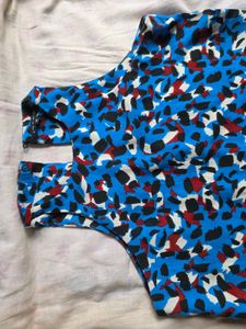 Abstract Print Mini Dress