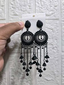Black Dangle Earrings