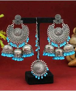 Jhumki Earings Mang Tika