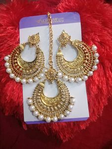 Earring With Maang Tikka