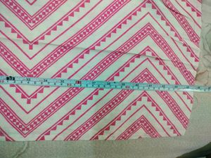 White Pink Cotton Kurti