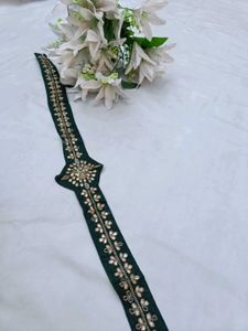 Green Organza Saree