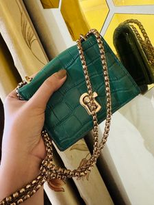 Mini Croco texture Adjustable Sling Bag
