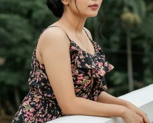 Floral Print Mini Dress
