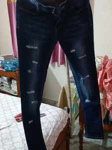 Ripped Dark Wash Jeans