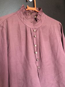 Pink High Neck Formal Top.