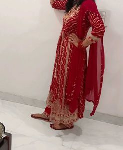 New Kurta Set Only One Time Wear With Matching Ban