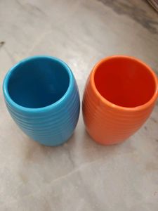 Colorful Ceramic Planters/Glasses