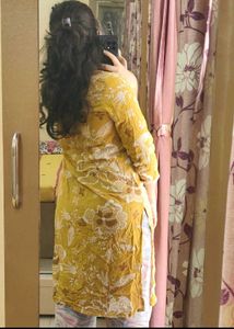 Floral Print Kurta
