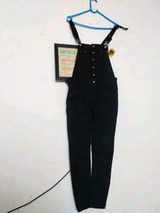 Trendy Black Denim Overall Jumpsuit!!!🫶