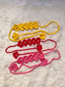 Crochet Heart Hairband