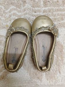 Cute Gold Ballet Flats