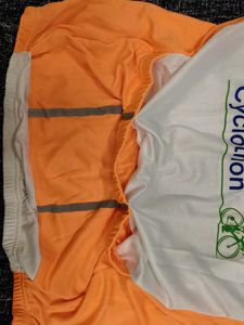 Unisex Large Size Cycling Jersey with Back Pockets