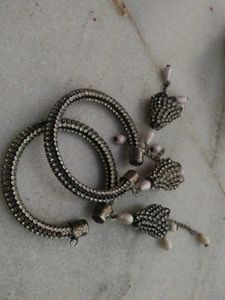2 Bracelets With Oen Bangle Freebie