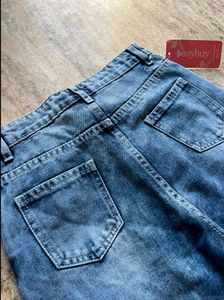 Denim Straight Leg Jeans
