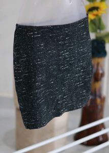Black Grey Skirt