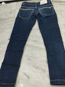 Stylish Dark Blue Denim Jeans