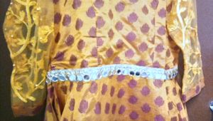 Mustard yellow Ethnic Gown