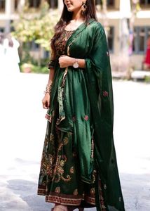 Green Embroidary Suit✅️