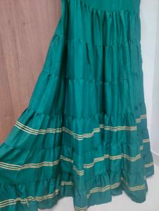 Green Ethnic Gown💚