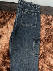 Cargo Denim Pants