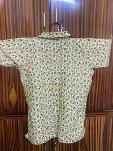 Floral Print cotton night dress