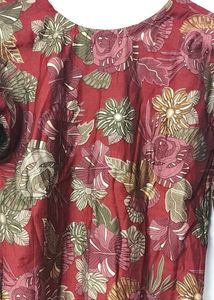 Floral Print Kurta🎀❤️