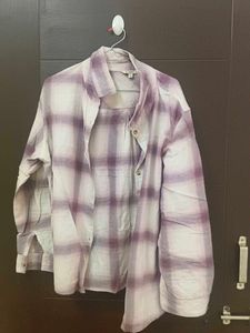 Lee Cooper Checked Shirt With Spread Collar