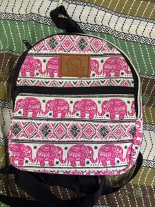 Elephant Print Backpack