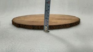 Round Wooden Chopping Board With Bark