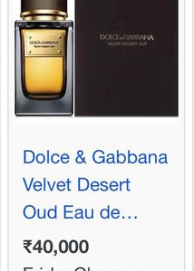 Dolce &amp; Gabbana Two Luxury Oud Bottles