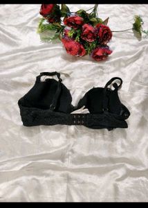 Black Lace Bra