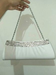 White Shimmery Clutch ✨