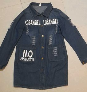 Denim Jacket Cum Dress