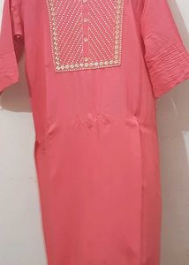 Coral Embellished Kurti