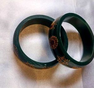 Green & Gold Bangles