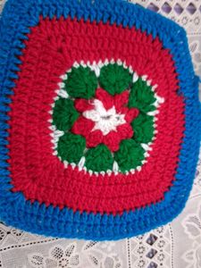 Handmade Crochet Candle Coasters (Set of 4)