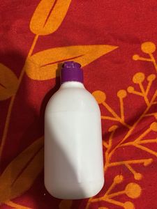 empty shampoo bottle