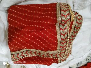 Gota Patti Red Dupatta