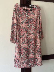 Paisley Print Casual Dress