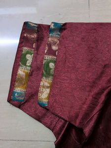 Elegant Maroon Readymade Saree Blouse
